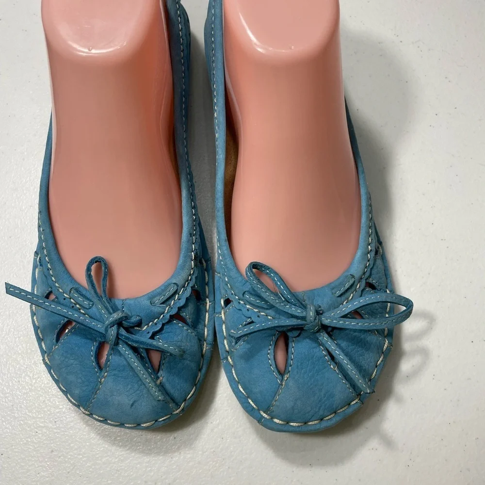 Dr. Scholl's Blue Fairy Renfaire Sky Blue Women's Flats Size 8 SB-70